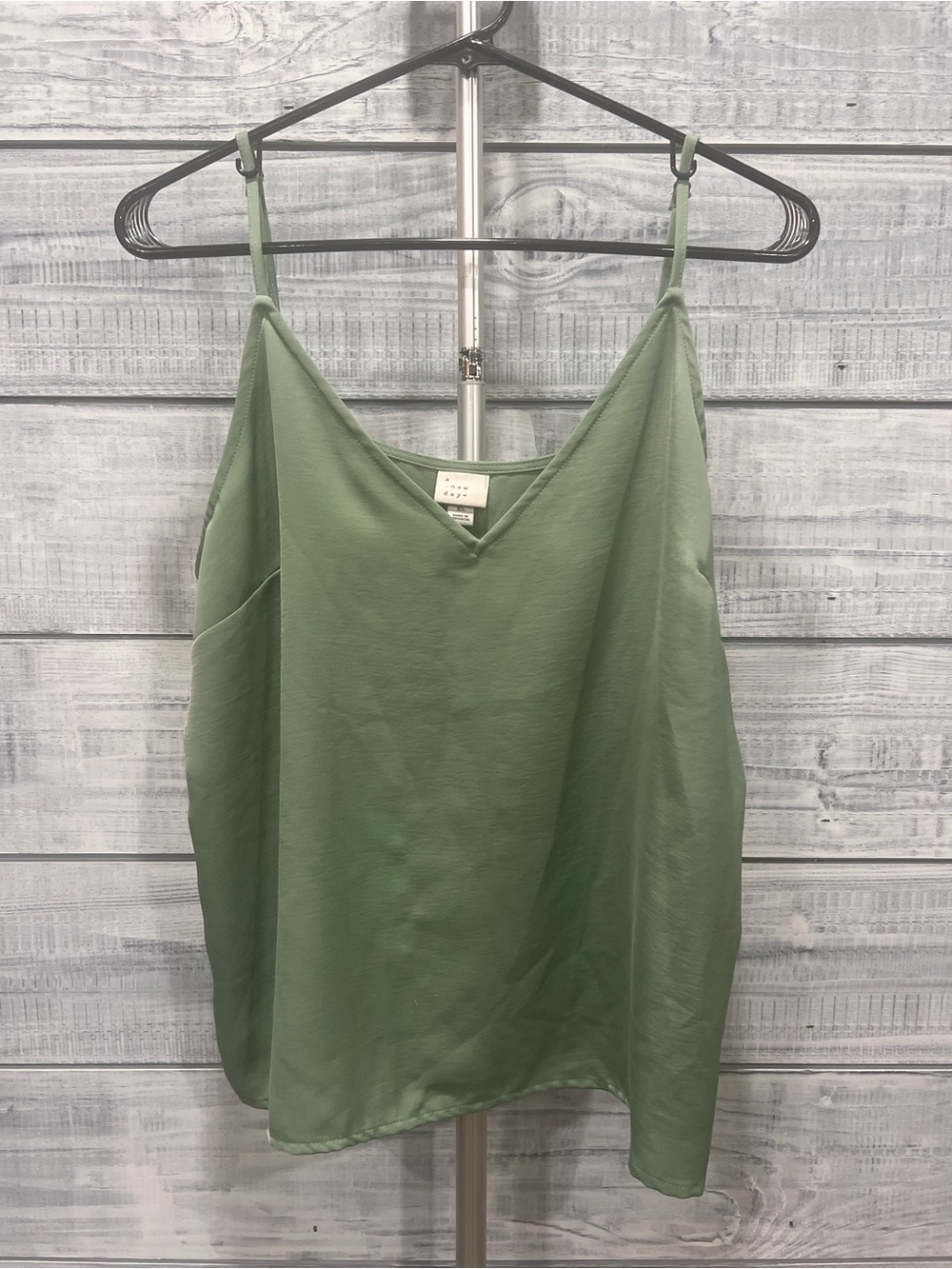 a new day Olive Green V-Neck Spaghetti Strap Camisole